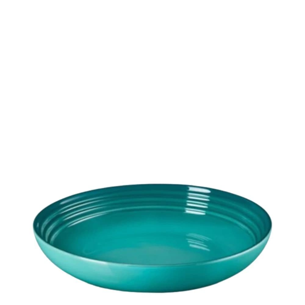 Prato Fundo de Cerâmica Le Creuset Bleu Riviera 22cm