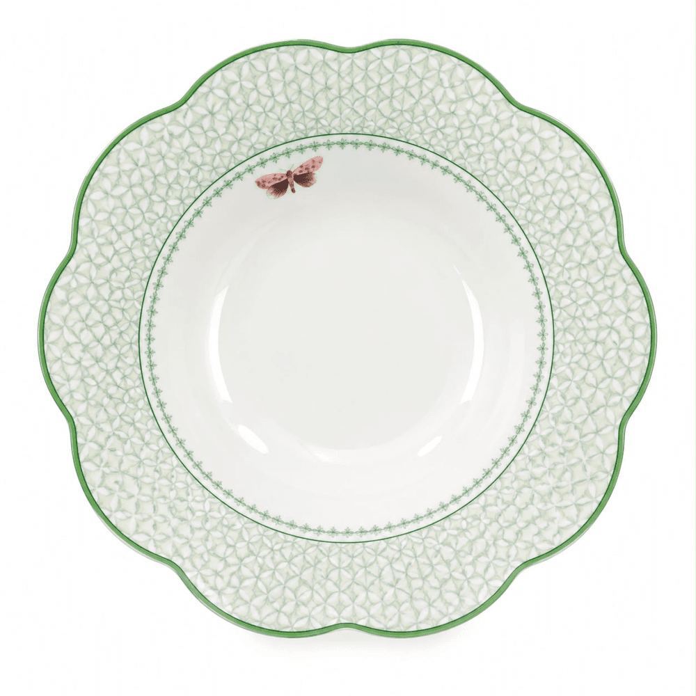 Prato Fundo Geometria Horticool 22cm X 22cm X 3,2 - Tea Delight