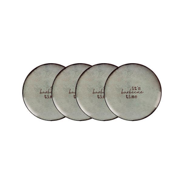 Prato para Churrasco em Porcelana 28,5cm Rustic Tramontina - 4 Peças