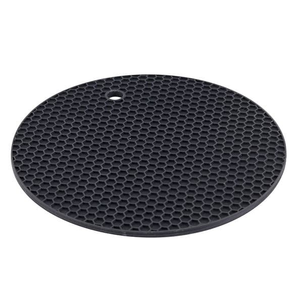 Protetor de Pia Redondo Silicone Preto 17,6cm