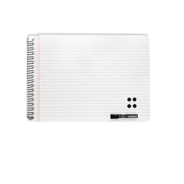 Quadro de Aviso Caderno Branco 42x59cm
