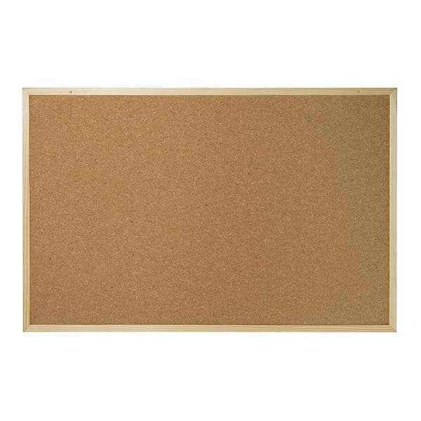 Quadro de Aviso Cortiça Marrom 60x90cm