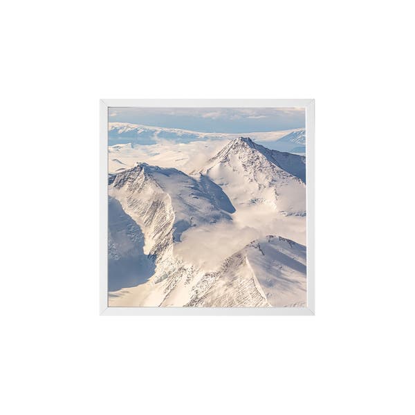 Quadro Montanhas II Marrom 30x30cm Arte Própria