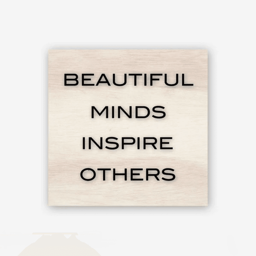 Quadro Pinus M Beatiful Minds Inspire Others Mercatto Casa
