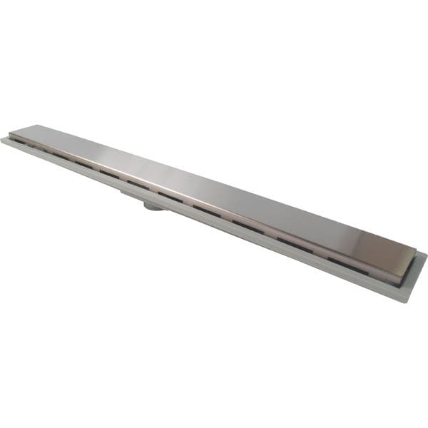 Ralo Linear de Banheiro 10,3x101,2cm ABS Bege Elleve