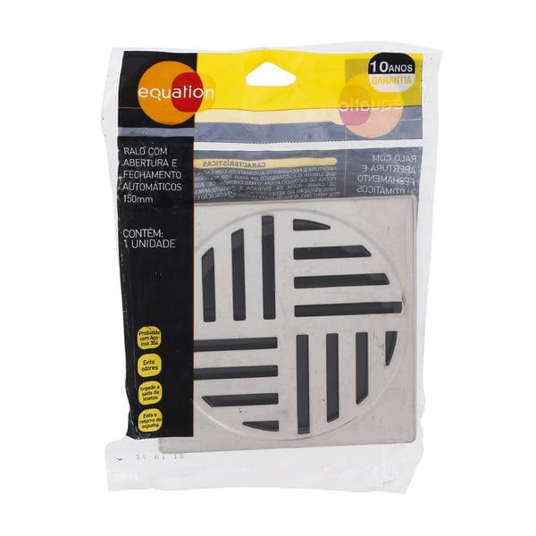 Ralo Quadrado Grande Cromado Aço Inox RaloDengue Equation