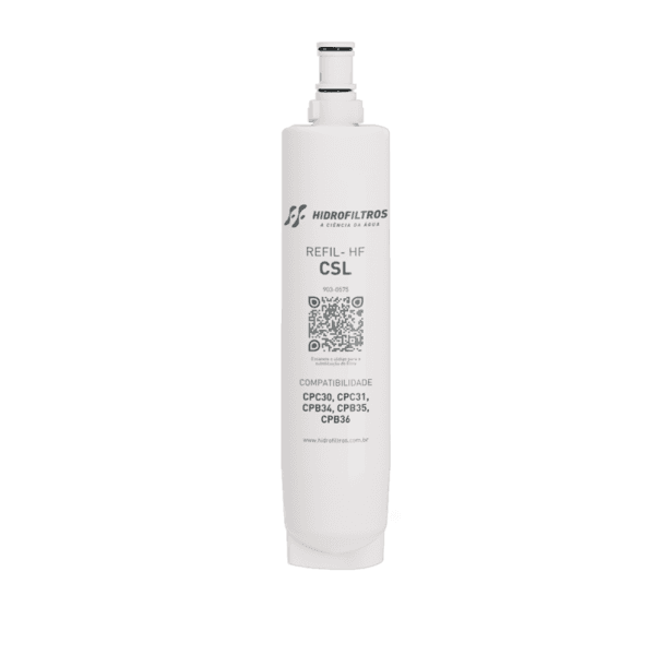 Refil Filtro Hidrofiltros para Purificador de Água Linha Consul