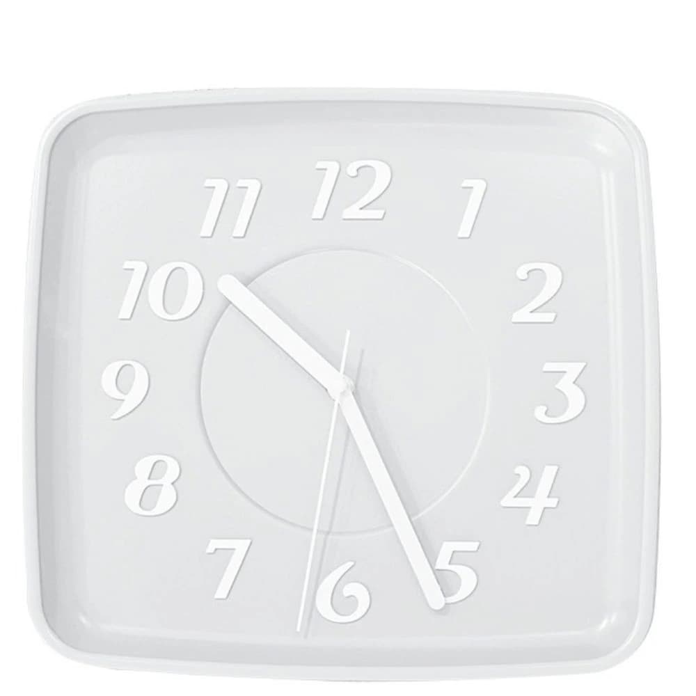 Relógio de Parede Modern Branco 27cm