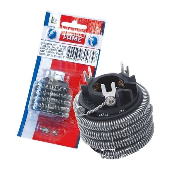 Resistência para Chuveiro 220V 5400W JD, Kibanho, e Torneira Fame