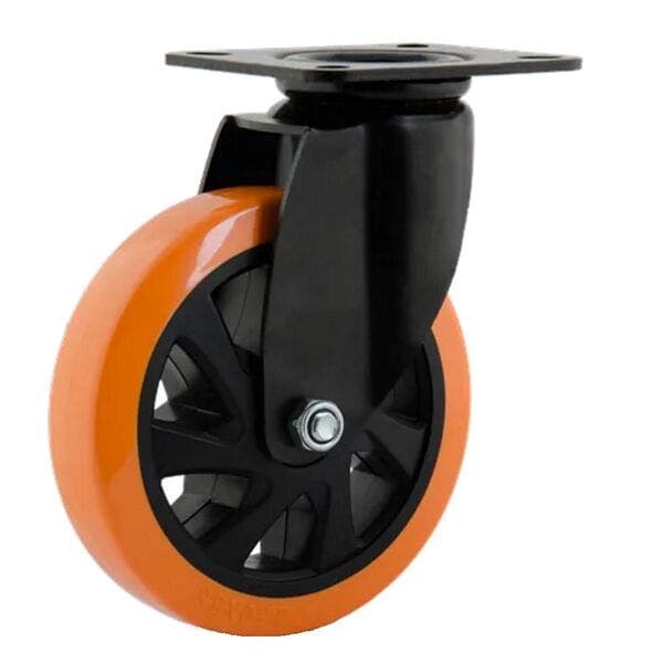Rodizio de Plástico sem Freio Preto 125mm até 170kg Colson