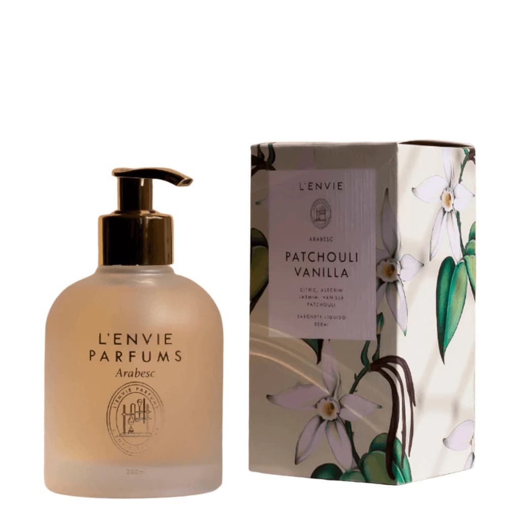 Sabonete Líquido Lenvie Arabesc Patchouli Vanilla 200ml