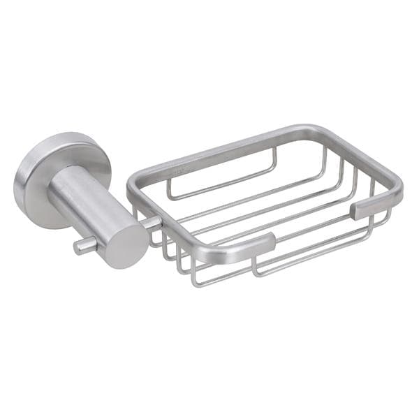 Saboneteira de Parede para Banheiro Aço Inox Escovado Prática Stoc