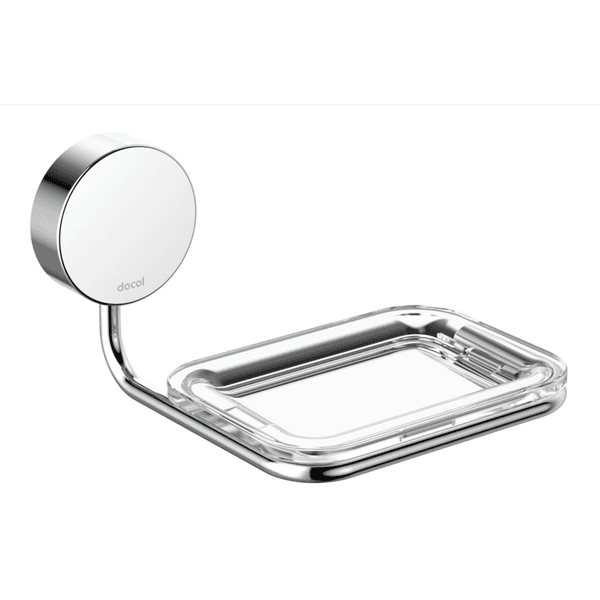 Saboneteira de Parede para Banheiro Metal Cromado Dot Docol