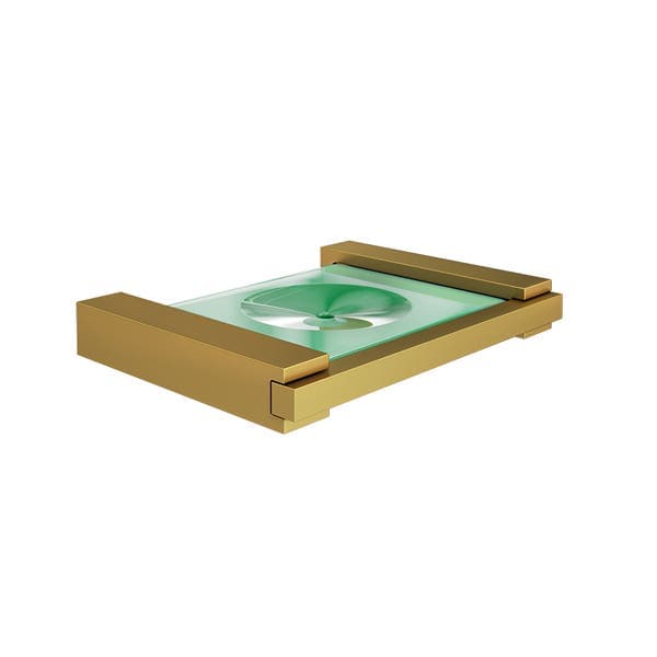 Saboneteira Gold Quartzo Fani em Metal Fani