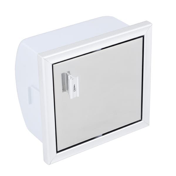 Saboneteira Parede Plástico e Metal Quadrada Cris-Square Cris Metal