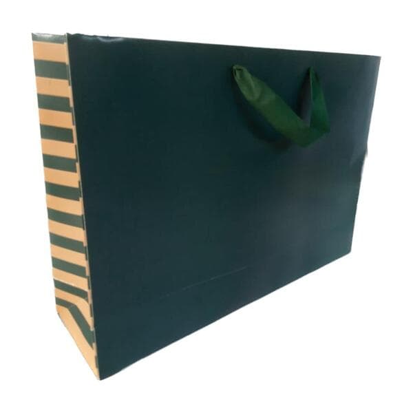 Sacola De Papel Presente Verde Grande 45X30X12 Target