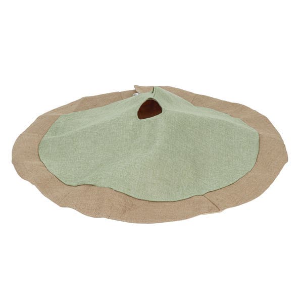 Saia Árvore de Natal Tecido Verde Cromus 75cm