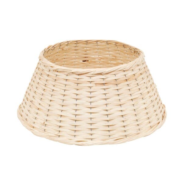 Saia para Árvore de Natal Natural Fibra e Metal 18x45x45cm Cromus