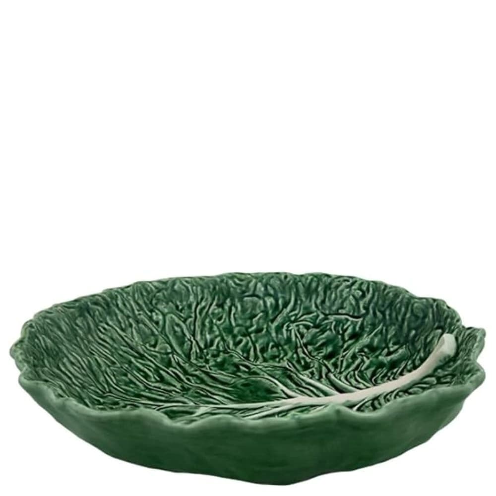 Saladeira de Cerâmica Bordallo Pinheiro Couve 40cm