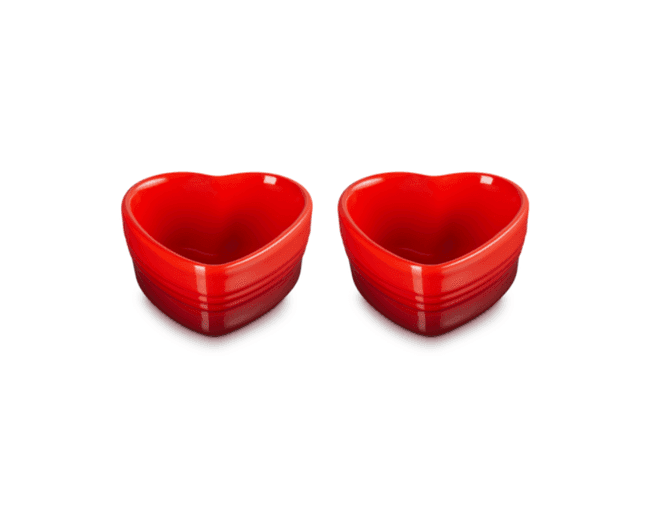 Set 2 Ramekins Coração Le Creuset Vermelho