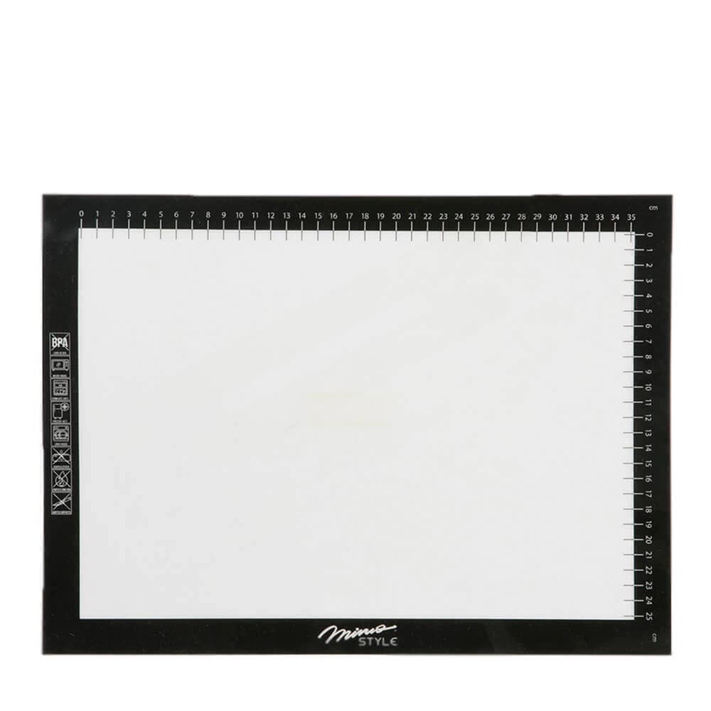 Silpat de Silicone Branco e Preto 40x30CM