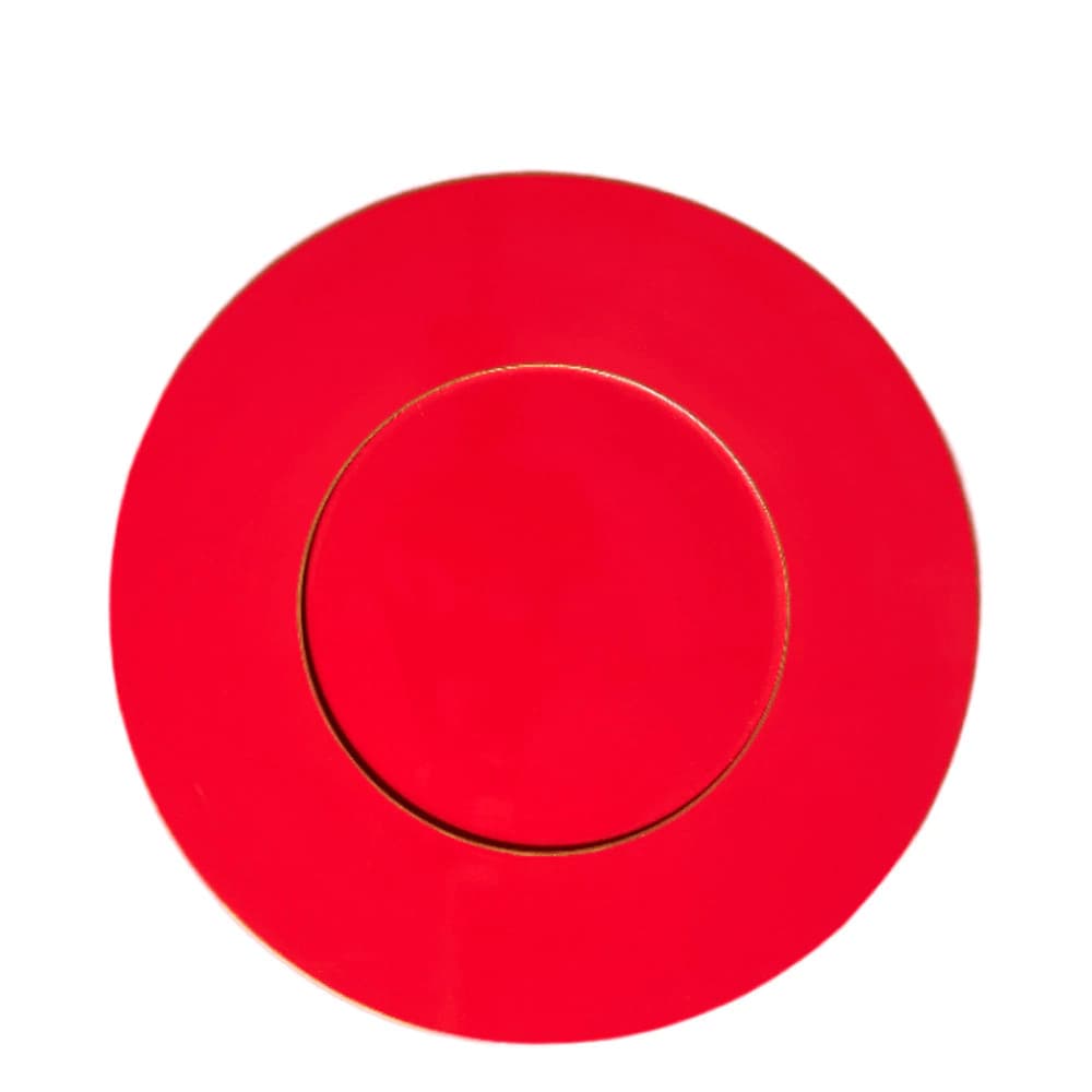 Sousplat de Laca Cereja 32CM