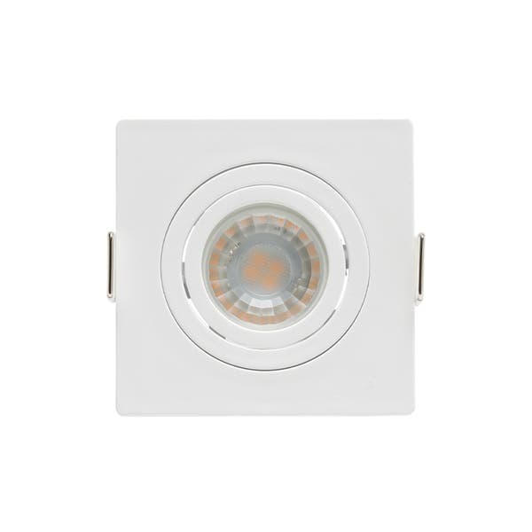 Spot de Embutir Quadrado Mini Dicroica Branco Save Energy