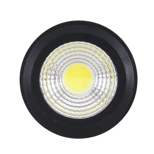 Spot Sobrepor Led Redondo 5W Luz Amarela Gaya Reflex Preto