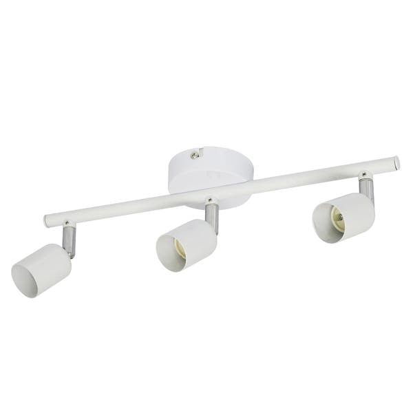 Spot Sobrepor Retangular 3 Lâmpadas Inspire Basic Branco
