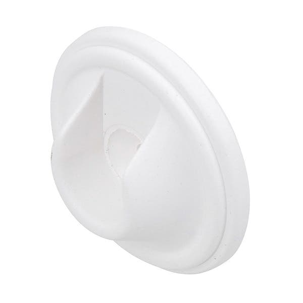 Suporte de Varão de Cortina Lateral 19mm Plástico Branco Belchior