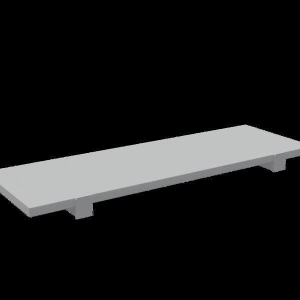 Suporte Industrial Branco 01 Prateleira 60x25 Brasforma