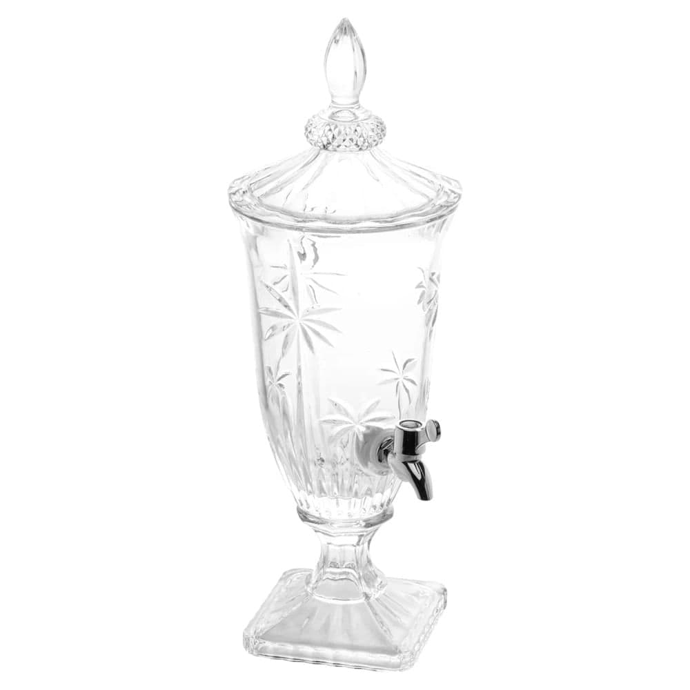 Suqueira de Cristal Eco com Pé e Tampa Palm Tree 2l - Wolff