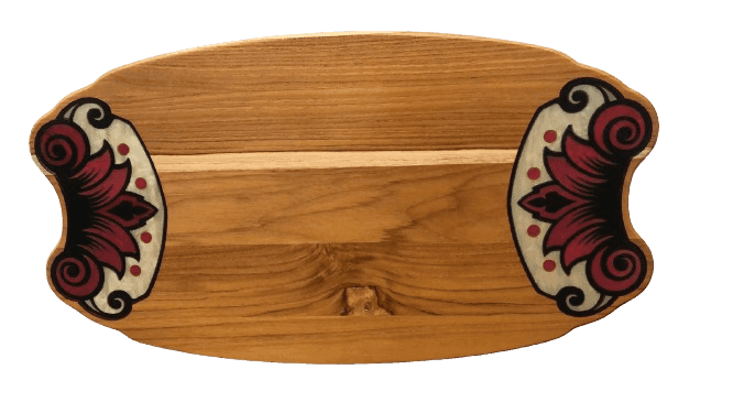 Tabua de Madeira Flower 02 - Woodland