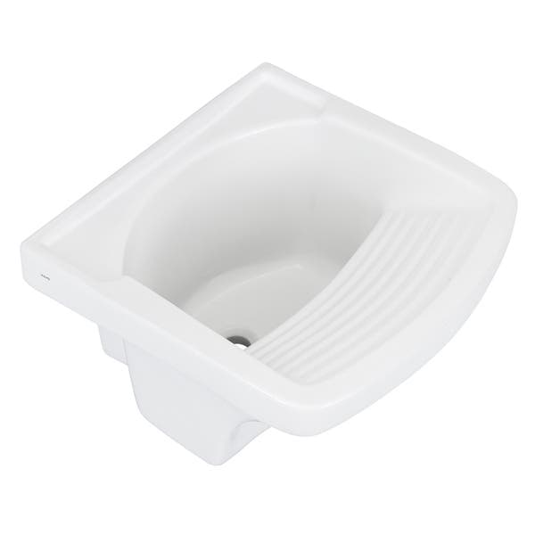 Tanque 29L 30,5x50x51cm Branco Esmaltado Louça Brilhante Icasa