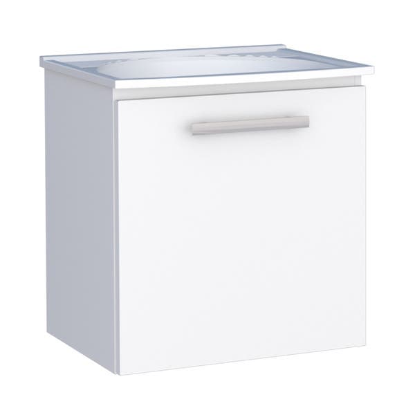 Tanque com Gabinete Retangular Aço Branco 9L Venus Cozimax