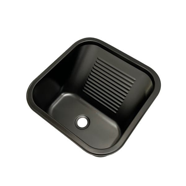 Tanque Quadrado Aço Inox Escovado Preto 19,5L Casablanca