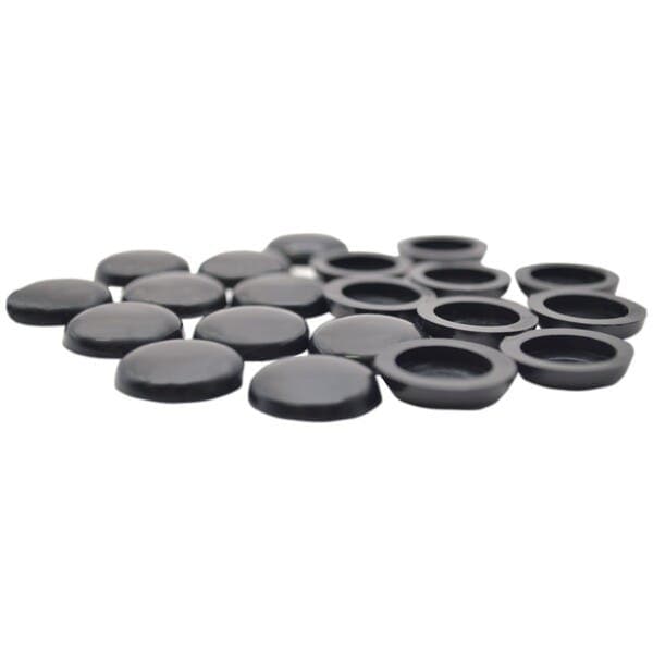 Tapa Parafuso de Encaixe Preto Acessórios para Móveis Sfor