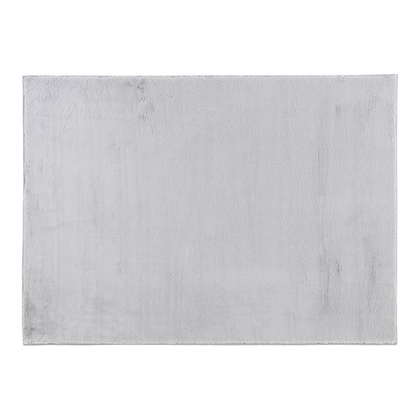 Tapete Abstrato Retangular 1,00x1,40m New Touch Prata