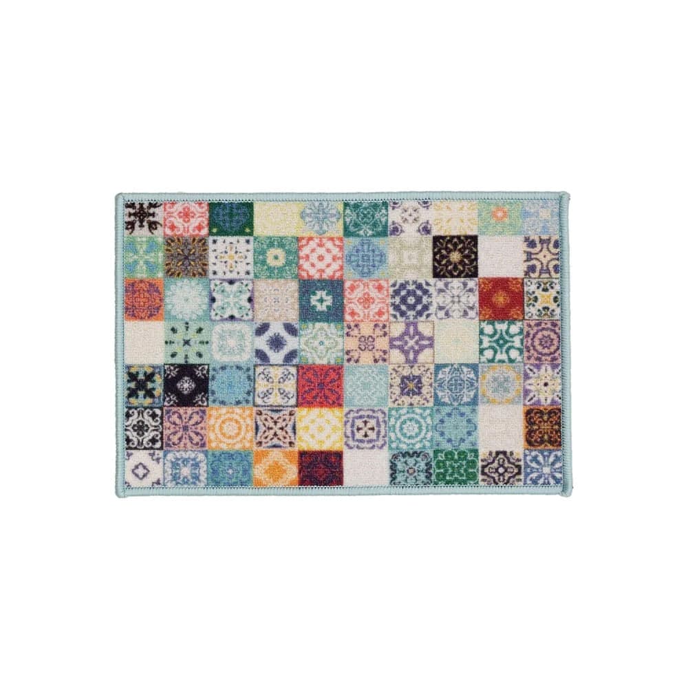Tapete Clean Azulejo 40x60cm Colorido - Edantex