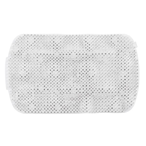 Tapete de Box Antiderrapante Felpudo Plástico Branco 34x57cm Astra