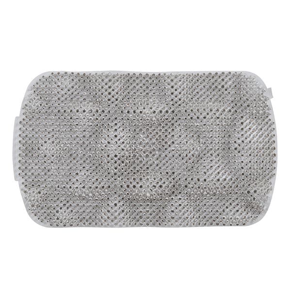 Tapete de Box Antiderrapante Felpudo Plástico Cinza 34x57cm Astra
