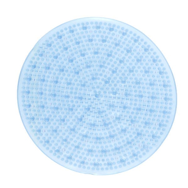 Tapete de Box Azul Antiderrapante Plástico 50x50cm Aqua-Spa KomLog