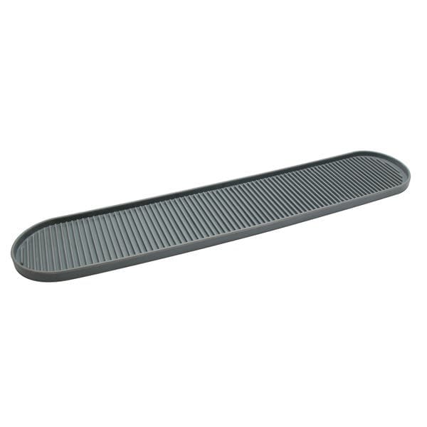 Tapete Organizador de Pia M Silicone Cinza Eleki Delinia