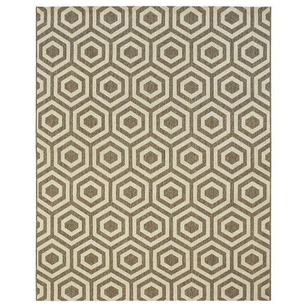 Tapete Outdoor Tendência 07/52 1,00x1,50 - Tapetes São Carlos - Bege