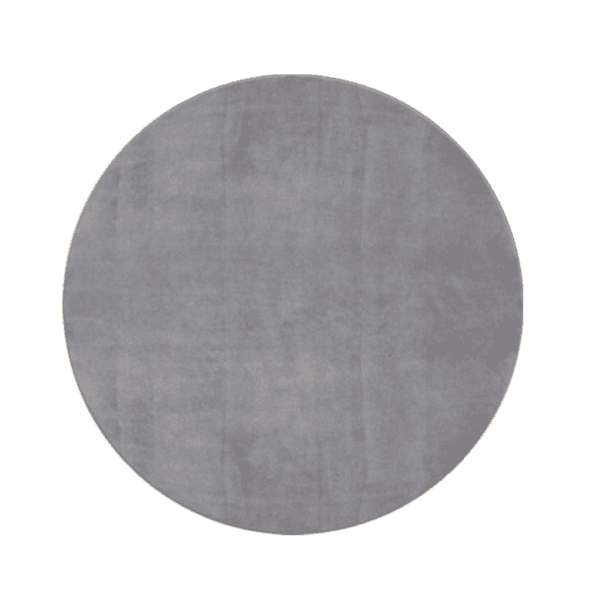 Tapete Redondo 160x160cm Edantex Cinza