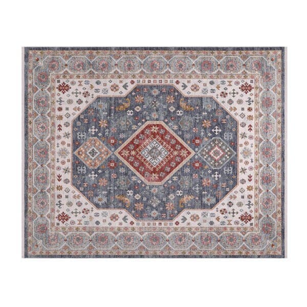 Tapete Retangular 1x1,5m Edantex Coliseo Cinza