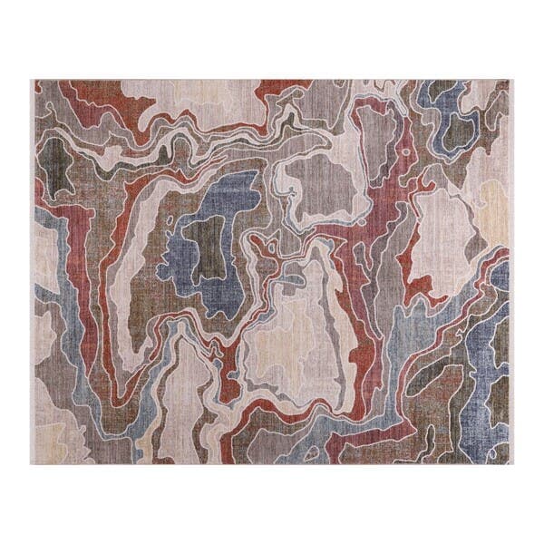 Tapete Retangular 2,5x3,1m Edantex Coliseo Multicolorido