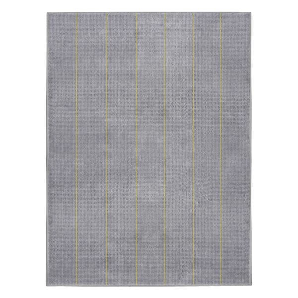 Tapete Supreme Neutral Cinza e Amarelo 1,00x1,50m