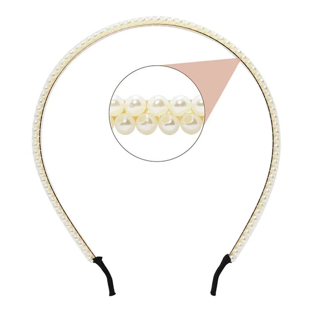 Tiara para Cabelo Mini Pérolas - Life B