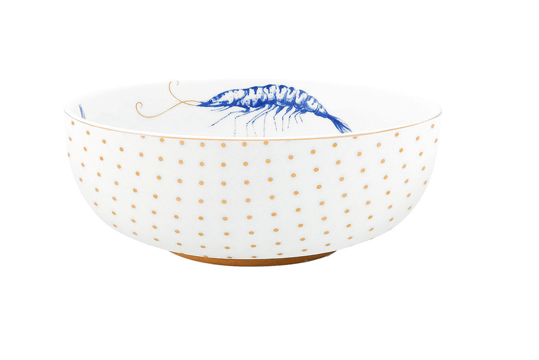 Tigela Bowl Dots Royal Yerseke Pip Studio Branco 15 cm